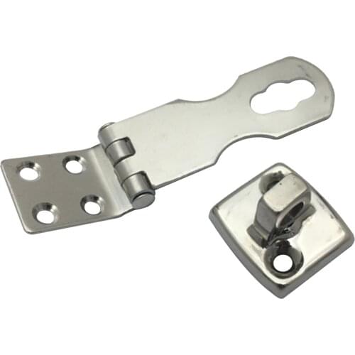 2.8"304 Stainless Steel Padlock Hasp Swivel Door Lock Clasp Marine Boat Hardware