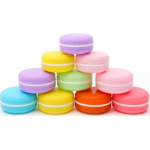 10g Macaron Candy Color Empty Cosmetic Containers Diy Containers Sub-bottling Travel Lip Gloss U1D2