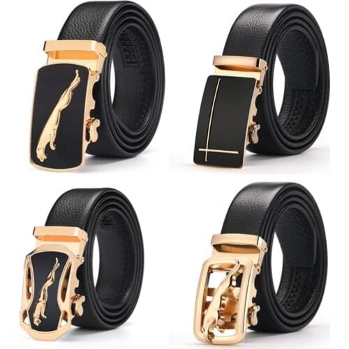 NEW Hot Selling Men Belt Fashion Pu Alloy Automatic Buckle Belt Business Affairs Casual Decoration Belt Mens Belts Luxury Brand