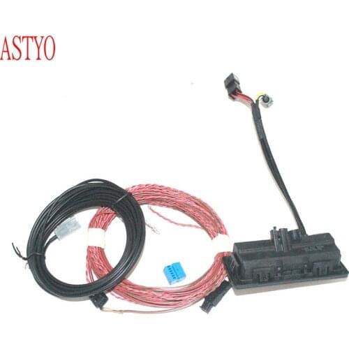 ASTYO Car MQB MIB Rear View Camera Trunk handle with High Guidance Line Wiring harness For Touran Tiguan 2017
