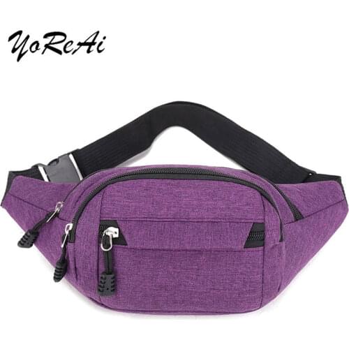 Outdoor Sports Running Zipper Bag Waterproof Sports Chest Shoulder Bag Belt Waist Bag Unisex Waist Bag Hiking OutdoorAccessories