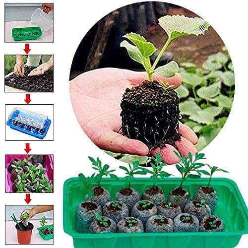 Peat Pellets Seed Starting Pallet Seedling Block Nutrition Block Compression Compressed Peat Block For Transplanting Planting