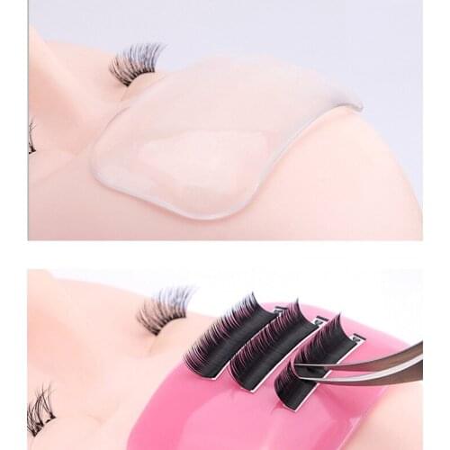 200pcs Grafting Fake Eyelash Silicone Pad False Eyelashes Holder Maquiagem Forehead girl Reuseable Health Beauty Tools