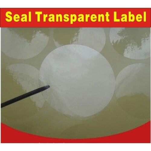 5000 PCS 30mm ESeal Transparent Label Adhesive Label