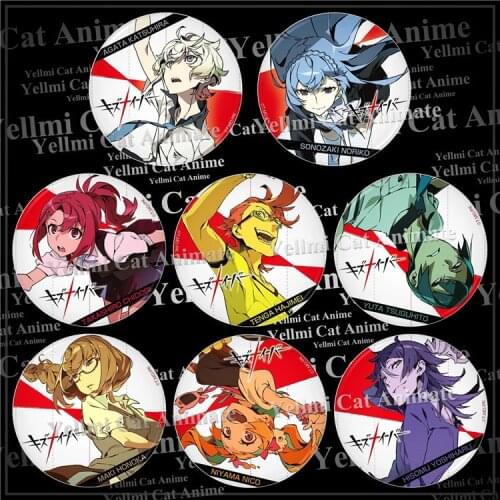 58mm Anime! Kiznaiver Takashiro Chidori metal Icons Badges