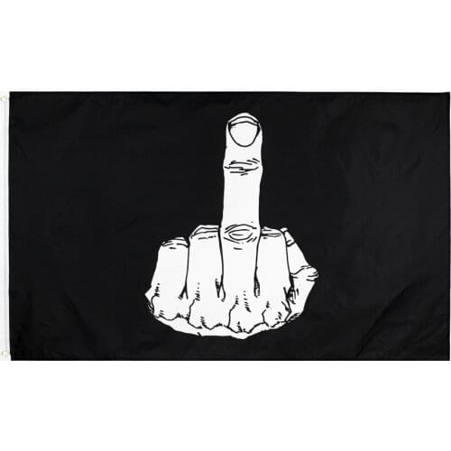 90x150cm middle finger Flag up yours