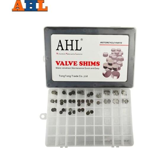 AHL 69pcs Motorcycle Engine Parts Adjustable Valve Shim 8.9mm 8.85mm Complete Refill Kit for 250 350 450 505 SX-F XC-F