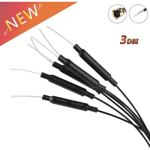 2.4GHz WIFI Antenna 3dbi Ufl IPX Connector Brass Inner Aerial 15cm Length 1.13 Cable HLK-RM04 ESP-07