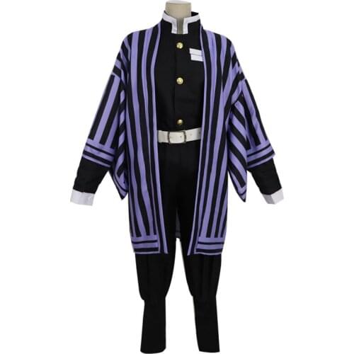 Demon Slayer Kimetsu no Yaiba Obanai Iguro Obanai Cosplay Costume For Halloween Carnival Mask Party Cosplay Props