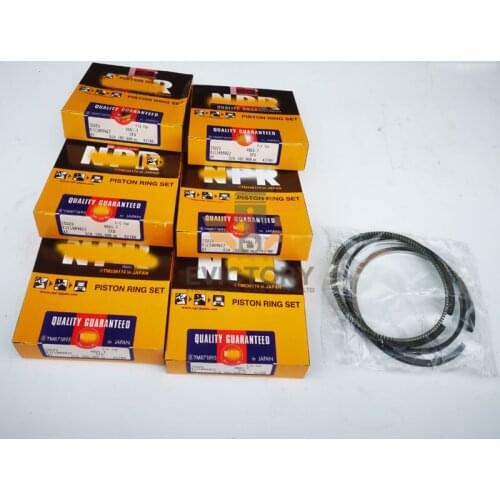 For ISUZU 6BB1-T 6BB1T rebuild kit piston gasket + con rod oil water pump