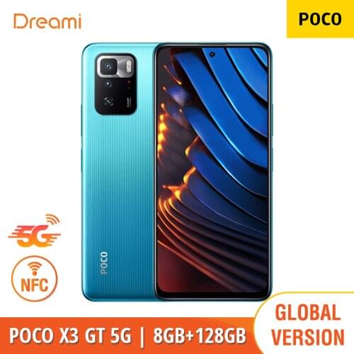 [Global Version] Poco X3 GT 8GB RAM 128GB ROM LTE | MediaTek Dimensity 1100 | 67W Turbo Charging | Smartphone - Free Shipping