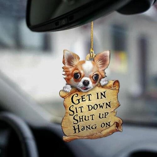 Wear-resistant Portable Adorable Dog Shape Pendant Decor for Decoration