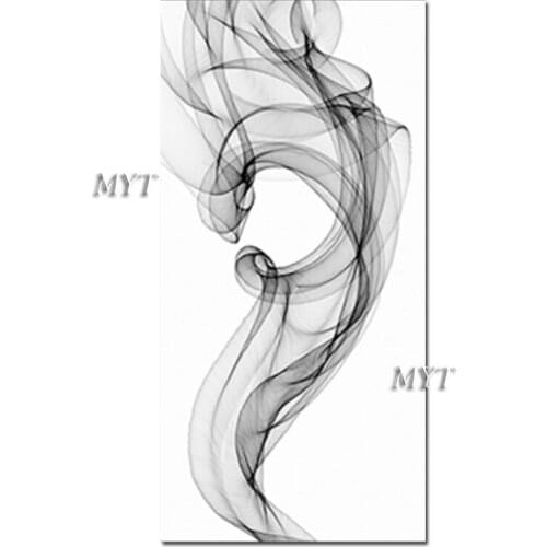 Black And White Design Abstract 100% Hand-painted Oil Painting Modern Living Room Decoration Canvas Wall Art Acrylic Artwork