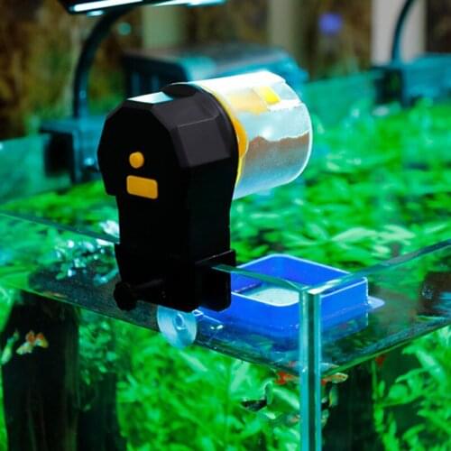 Automatic Fish Feeder Moisture-Proof Intelligent 12/24h Timing Aquarium Food Dispenser Adjustable Quantify Manual Avail TS1