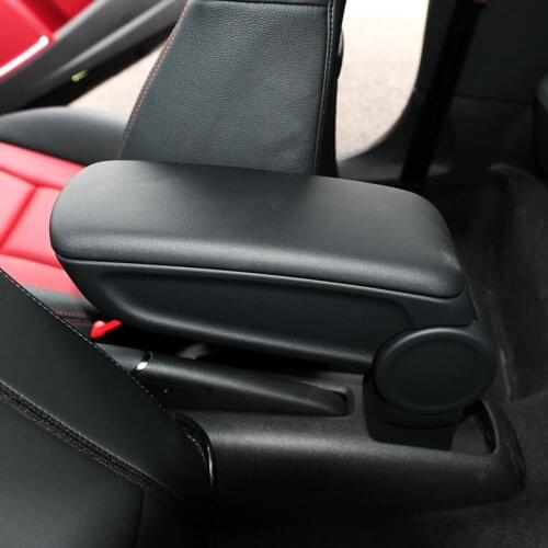 Leather Armrest Centre Console Lid Cover Replacement For Audi A1 8X1 2012-2018 Auto Centre Console Automobiles Accessories