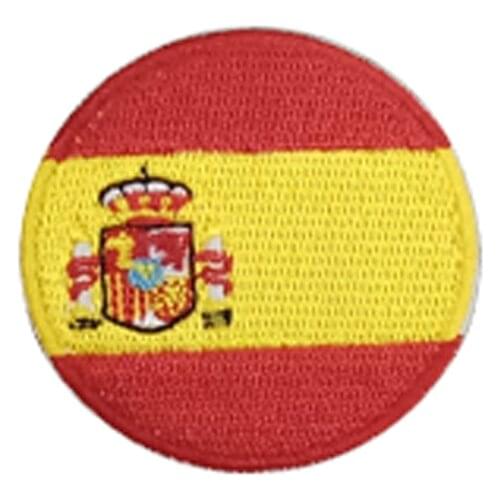 Round Shape spain Embroidered iron on patches Applique garment embroidery patches DIY accessories