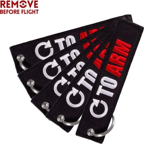 Cool Keychain for Cars Embroidery Go to Arm Motorcycles Keychains llaveros Key Fob Gift for Men Keyring Chain 5 PCS/LOT