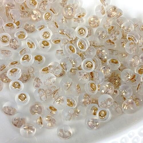 MADALENA SARARA AU750 Earring Stopper Ear-back Silicone Full With 18k Gold Made