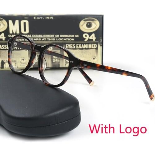 Johnny Depp Arthur Eyeglasses Men Women Retro Spectacle Acetate Frame Glasses Transparent Lens Brand designer Computer