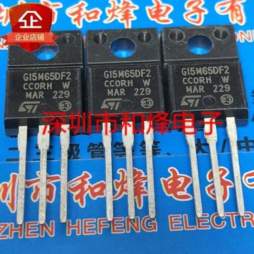 Original 5pcs/ STGF15M65DF2 G15M65DF2 TO-220F