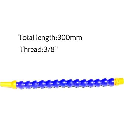 3/8" 300mm Plastic Round Nozzle Adjustable Oil Coolant Hose Flexible Water Oil Cooling Pipes For CNC machine