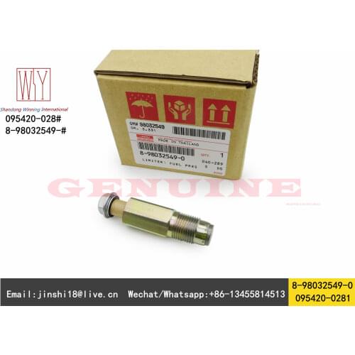 Genuine PRESSURE LIMITER 095420-0280, 095420-0281 for 8980325490, 8-98032549-0
