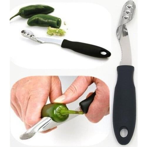 Chili Pepper Corer Fruit Vegetable Core Remover Tools Kitchen Gadgets Pepper Lazy Creative Artifacts