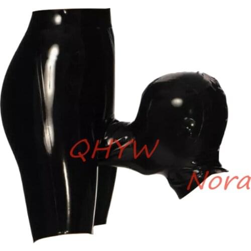 Sexy Latex Underwear Boxer With Hood Sexy Party Wear Sexy lingerie Shorts Bottoms for Men or Women