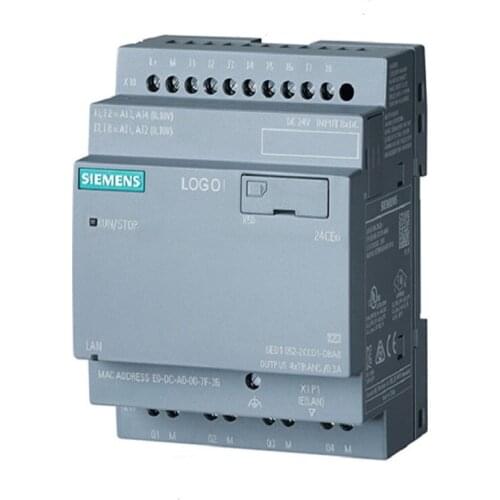Siemens PLC LOGO!8 12/24 RCEO 6ED1052-2MD08-0BA1 Logic Module for Industrial and Manufacturing Processes