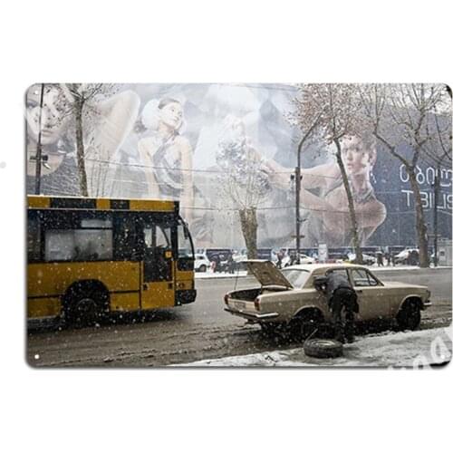 Tbilisi, Georgia Metal Signs Club Home Club Bar Funny Plaques Tin sign Posters