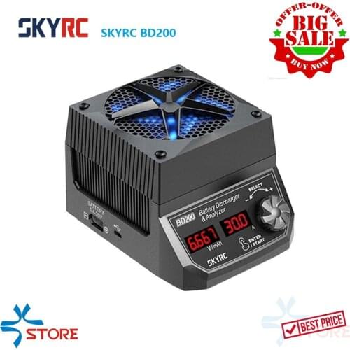 SKYRC BD200 FPV Battery Discharger & Analyzer For RC LiPo Battery Load Tester Constant Power Constant Current capacity tester