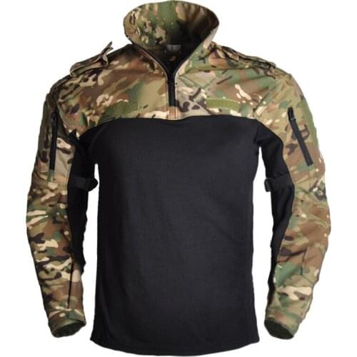 Military Shirt Camouflage Army Tactical Battle Combat Shirt Men Women USMC Softair Camisa Militar Special Forces Costume