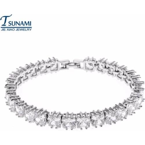 High quality luxury square zircon hand chain womens luxury gifts SL-009