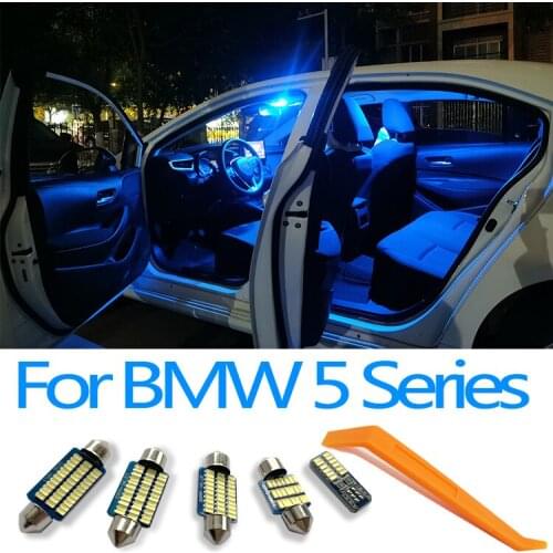 ZTCJL For BMW 5 Series E39 E60 E61 F10 F11 1996-2017 Vehicle LED Interior Map Dome Roof Light Kit Canbus Car Accessories