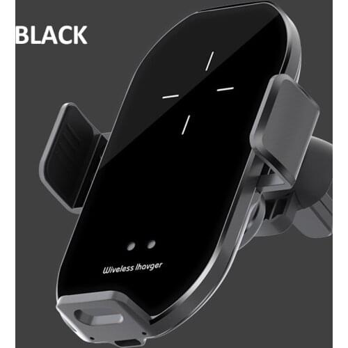 2in1 Car Wireless Charger Infrared sensor Air Vent Mount Fast Wireless Charging 360 rotation Phone Bracket Charger