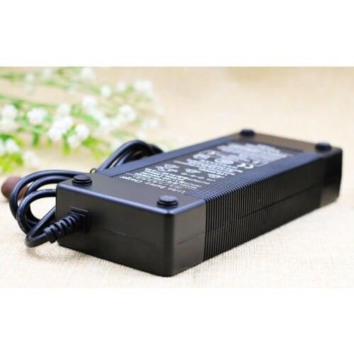AERDU 54.6V 2A charger for 48V 13S Lithium-ion battery pack 5.5*2.1mm Universal AC DC Power Supply Adapter EU/US/AU/UK Plug