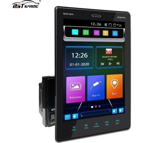Bosstar 9.5inch car mp5 player car stereo 2din Vertical Touch Screen fm mirror link radio car video