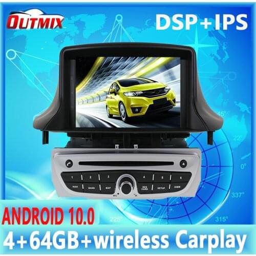 Android 10 PX6 Car GPS Navigation Multimedia Player For Renault Megane 3 Renault Fluence 2009-2015 Auto Radio Stereo Head Unit