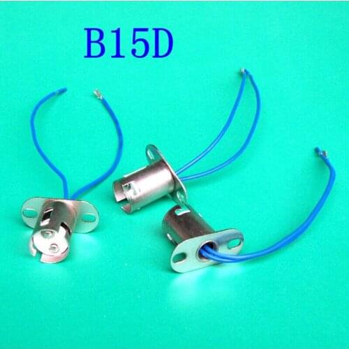 B15D double Contact Lamp Holder Motorcycle LED Lamp Base Socket 30PCS