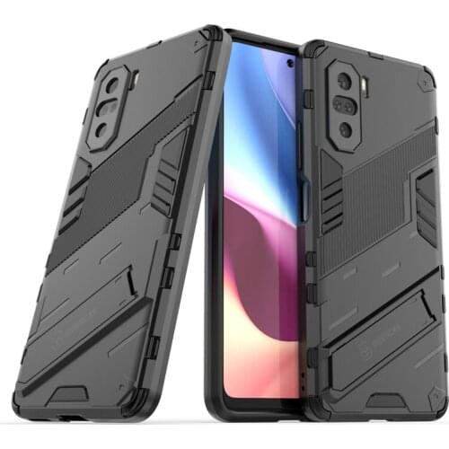 PUNK Phone Case For Xiaomi Poco F3 Case For Xiaomi Poco F3 Cover Armor Shockproof Silicone Protective Bumper For Xiaomi Poco F3