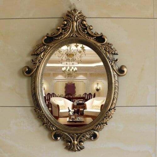 European Bathroom Mirror Home Decoration Dressing Table Mirror Vanity Mirror Decorative Mirror