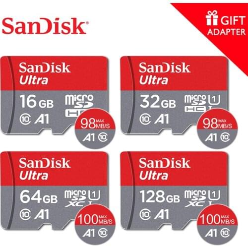 Original Sandisk Micro SD Card 512 GB Class10 Microsd 256GB Micro SD Card uhs i 128GB Ultra High Speed 32GB 64GB Flash Memory