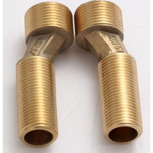 Copper Bathroom Shower Bathtub Faucet Mixing Valve Faucet Distance Increased Eccentric Angled Change Curved Foot Bend Fittings