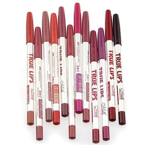 Menow True Lips 600pcs=50sets DHL free Long Lasting Lip Liner Cosmetics Waterproof lipliner makeup MN Lipliner