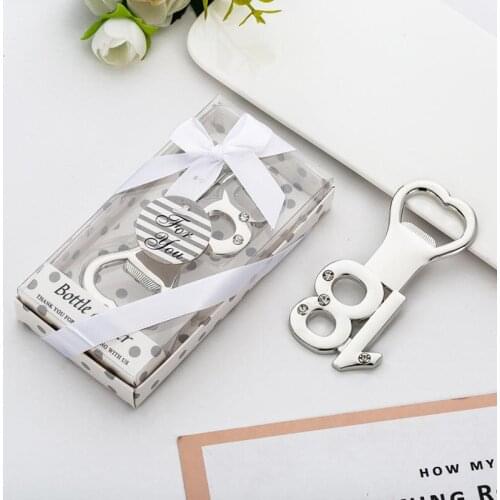 18th Birthday Metal Beer Bottle Opener Anniversary Favors 18th Wedding Party Keepsake Kitchen Opener LX8015