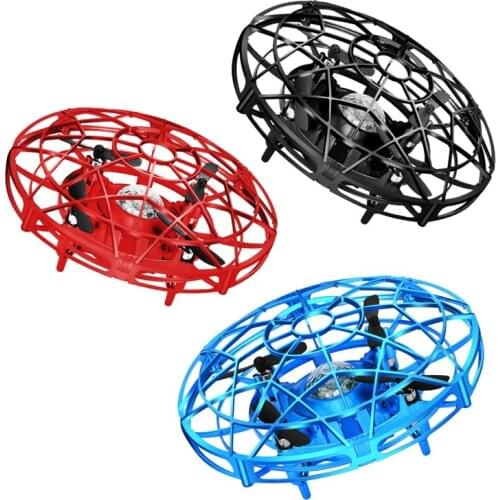 Mini UFO Drone Hand-Sensing Aircraft Kids Flying Aircraft RC Helicopter Toy 360 Degree Flip & Rotation Toys TXD-3S