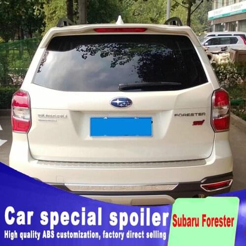 2013 2014 2015 2016 For Subaru Forester spoiler high quality ABS material by primer or DIY color paint air Streamline spoiler