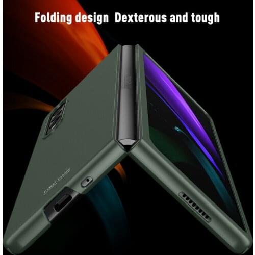 Ultra Thin Matte Hard PC Plastic Case For Samsung Galaxy Z Fold 3 5G Case Slim Shockproof Phone Case Z Fold3 Cover Capa