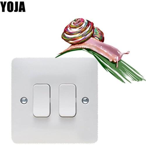 YOJA Coloured Animal Snail Switch Wall Sticker Room Decor Beautiful Colored Handsome 8SS0990