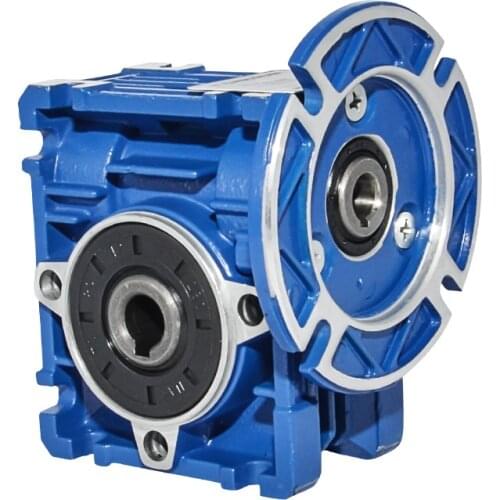 025 Reducer Servo Small Worm and Worm Gear Reducer Nmrv Aluminum Alloy Stepper Motor Reducer